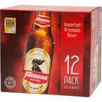 Famosa 24 Pack 12oz Bottles