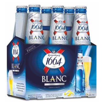 Kronenbourg 1664 Blanc 6pk Bottles