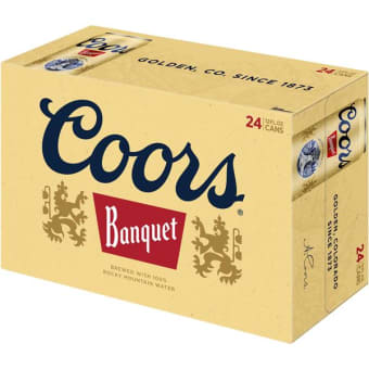 Coors Banquet 24oz 12 Pack Cans