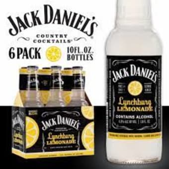 Jack Daniel's Country Cocktails Lynchburg Lemonade 6 x 10oz Bottles