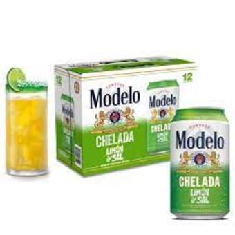 Modelo Chelada Limon y Sal 12oz 12pack