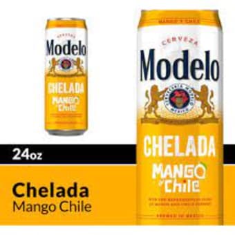 Modelo Chelada Mango y Chile 12 Pack 24oz Cans