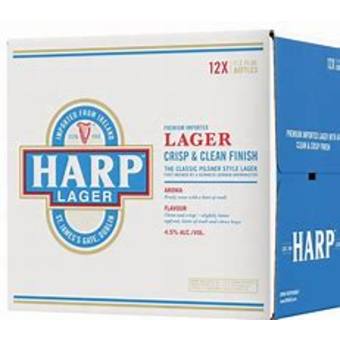 Harp 12pack bottles