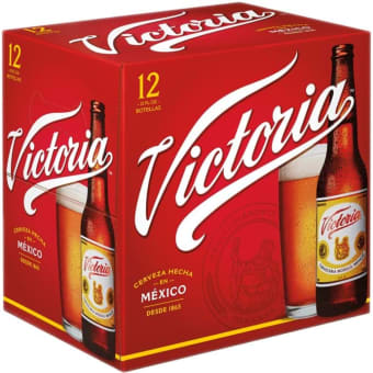 Victoria Mexican Lager 12 Pack 12oz Bottles