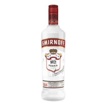 Smirnoff No. 21 Vodka 750ml Bottle