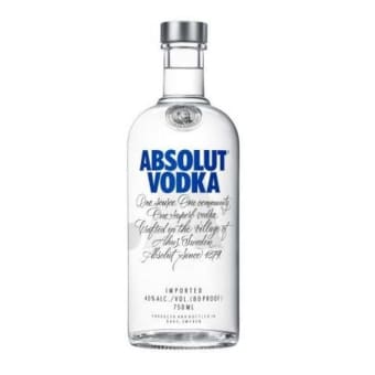 Absolut Vodka 750ml Bottle