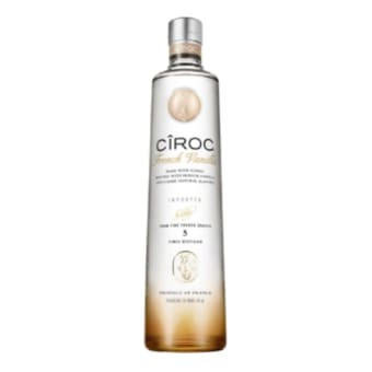 CIROC French Vanilla Vodka 750ml Bottle