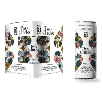 Two Chicks Sparkling Vodka Fizz 4x 12oz Cans