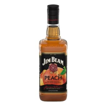 Jim Beam Peach Bourbon 750ml Bottle