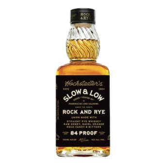 Hochstadter's Slow & Low Rock and Rye 750ml Bottle