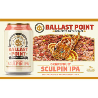 Ballast Point Grapefruit Sculpin IPA 6x 12oz Cans