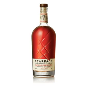 Bearface Triple Oak Canadian Whiskey 750ml Bottle