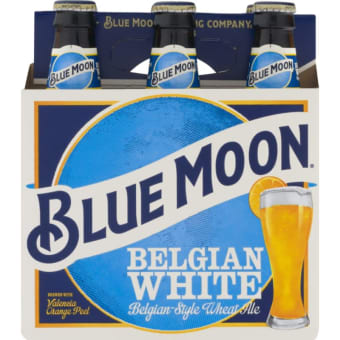 Blue Moon Belgian White Wheat Beer 6x 12oz Bottles