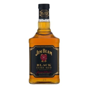 Jim Beam Black Extra Aged Bourbon Whiskey 750ml Bottle