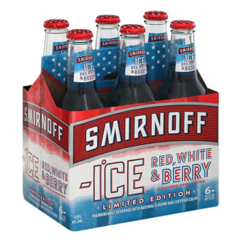 Smirnoff Ice Red White & Berry 6x 11.2oz Bottles