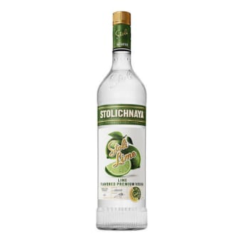 StoliÂ® Lime Vodka 750ml Bottle