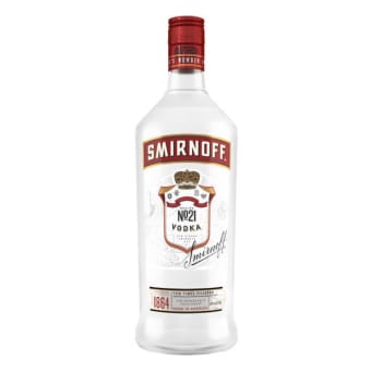 Smirnoff No. 21 Vodka 1.75L Plastic Bottle