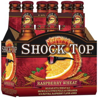 SHOCK TOP RASPBERRY 12 OZ 6 PACK BOTTLE