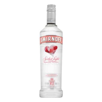 SMIRNOFF SORBET LIGHT RASPBERRY POMEGRANATE 750ML