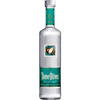 THREE OLIVES FLAVORED COCONUT WATER 750ML