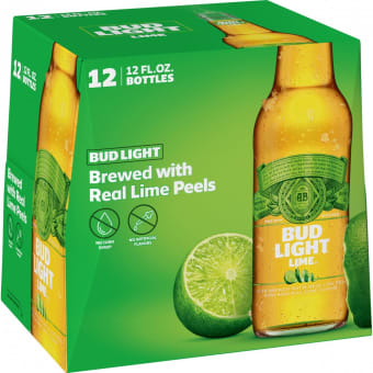 Bud Light Lime Beer - 12 bottles / 12oz