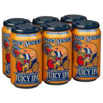 Saint Arnold Juicy IPA - 6 pack can / 12oz