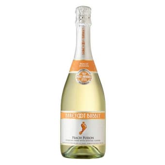 BAREFOOT BUBBLY PEACH FUSION 750ML