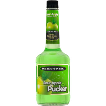 DeKuyper Sour Apple Pucker - 750mL