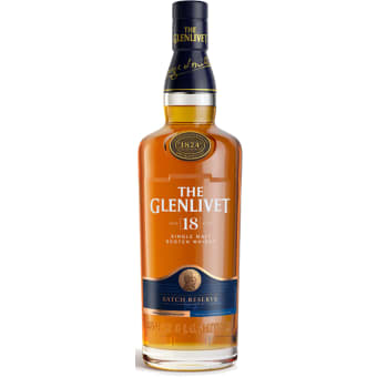 Glenlivet 18 Year old Whiskey Scotch - 750mL The Glenlivet