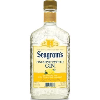 SEAGRAMS GIN PINEAPPLE TWISTED GIN 375ml
