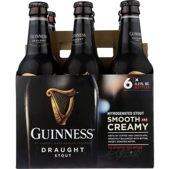 GUINNESS DRAUGHT BOTTLE 6PK 12 oz