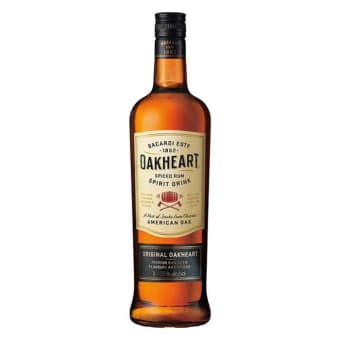 BACARDI OAKHEART SPICED RUM 1L