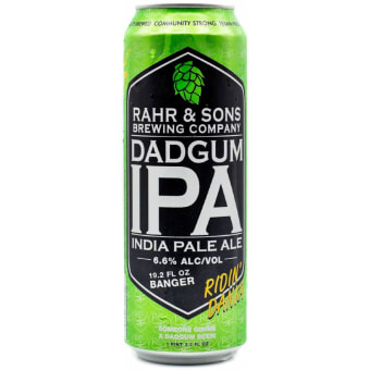Rahr & Sons Dadgum IPA - 19.2oz