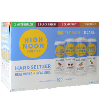 High Noon Hard Seltzer Variety Pack - 8 cans / 355mL