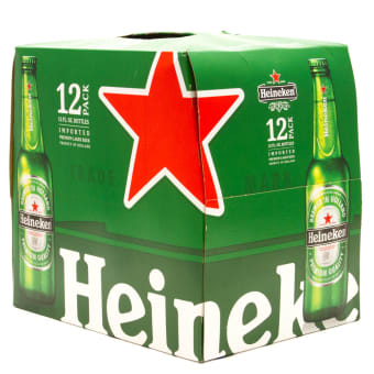 Heineken Lager - 12 bottles / 12oz