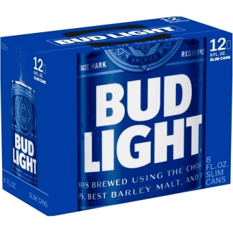 Bud Light Beer - 12 cans / 8oz