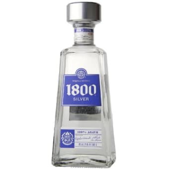 1800 80 Proof Blanco Tequila Bottle (1 L)