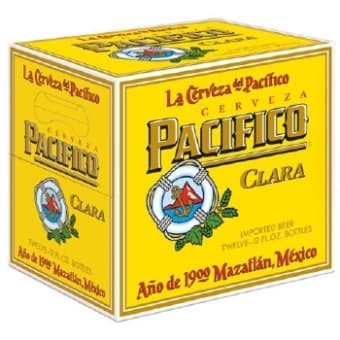 Pacifico 12pk 12oz bottles