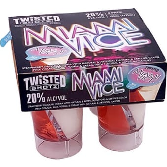 Twisted Shotz Miami Vice 4pack 100ml