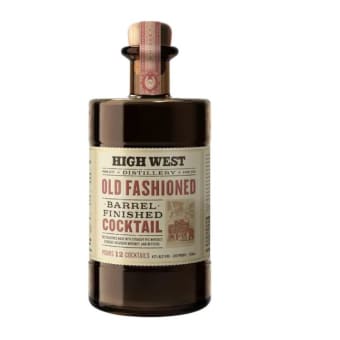 High West Old Fashioned Barrel Finished Ready Made Cocktail Whiskey Utah - 750mL