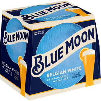 BLUE MOON BELIGAN WHITE BEER 12 PK