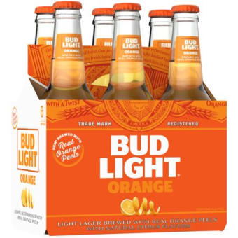 Bud Light Orange 6pk bottles