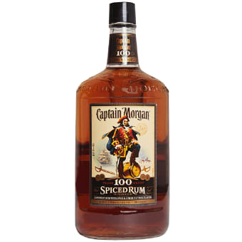 CAPTAIN MORGAN 100 100 PROOF SPICED RUM 1.75L