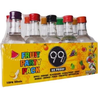 99 SCHNAPS FRUIT PARTY PACK 10PK