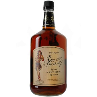 Sailor Jerry 92 Proof Spiced Rum Bottle (1.75 L)
