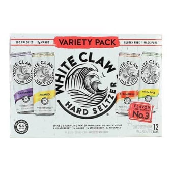 White Claw Variety Pack Flavor Collection No. 3 - 12 cans / 12oz
