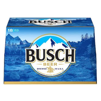 Busch Beer - 18 bottles / 12oz
