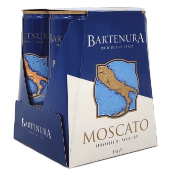 BARTENURA MOSCATO CANS 4-PACK 250ML