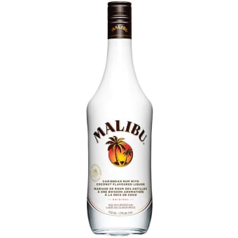 Malibu Coconut Liqueur with White Rum Bottle (750 ml)