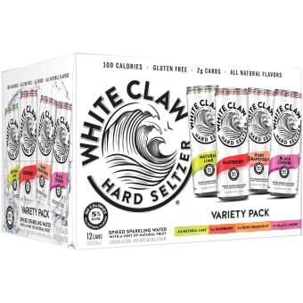 White Claw Variety 12 pack can
